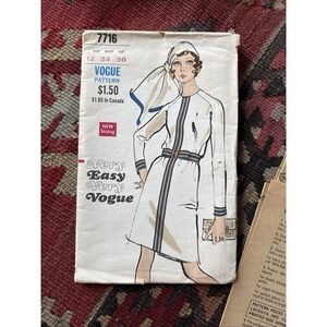 Vintage Pattern Vogue Couturier Design 1208 Sybil Connolly SZ 12 Cut Skirt Top